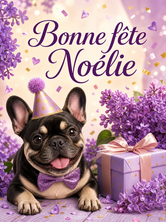 Carte bonne fĂȘte NoĂ©lie
