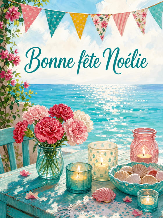 Carte bonne fĂȘte NoĂ©lie