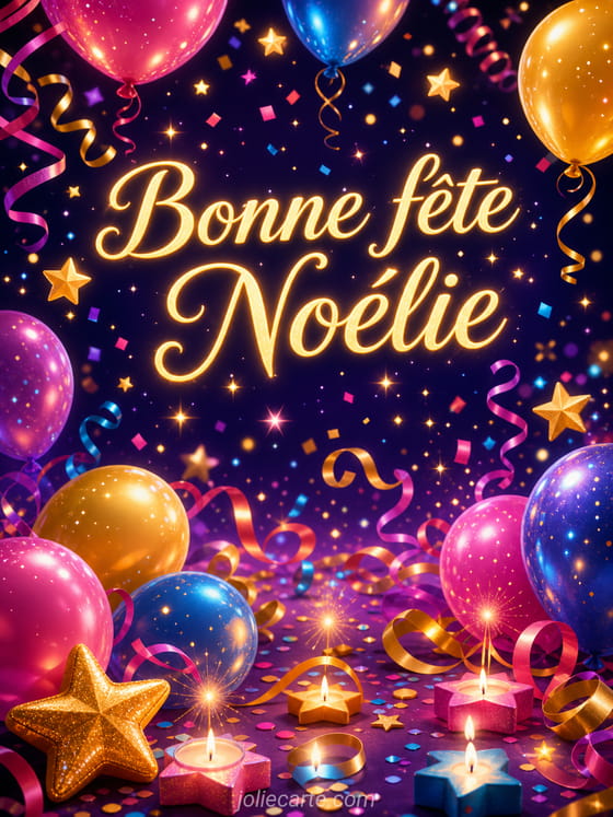 Carte bonne fĂȘte NoĂ©lie