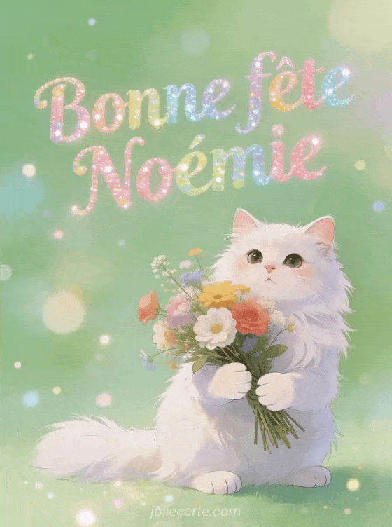 Bonne fête Noémie - Noemie gif bonne fete