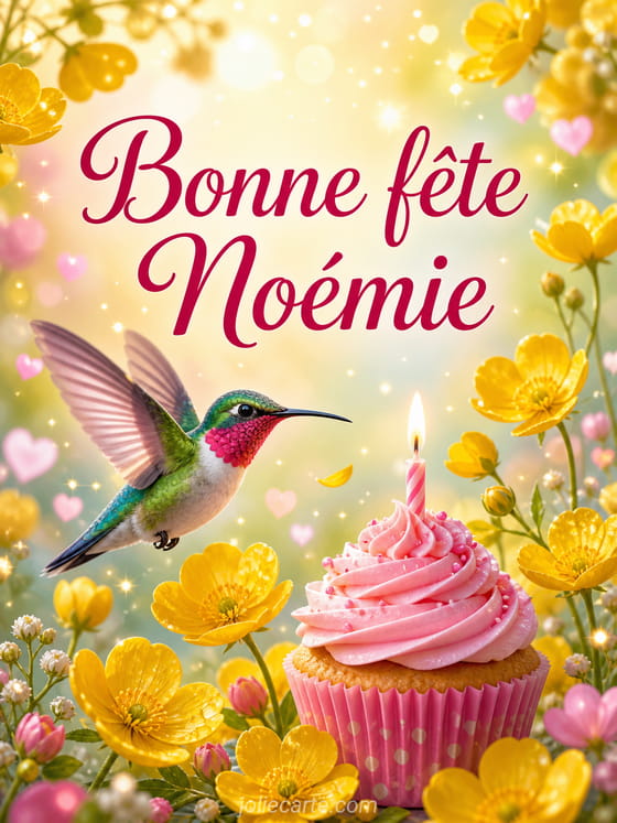 Carte bonne fête Noémie