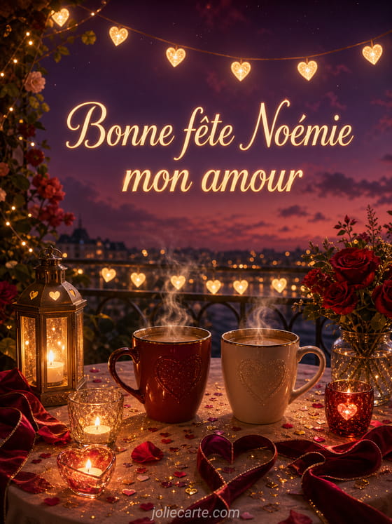 Carte bonne fête Noémie