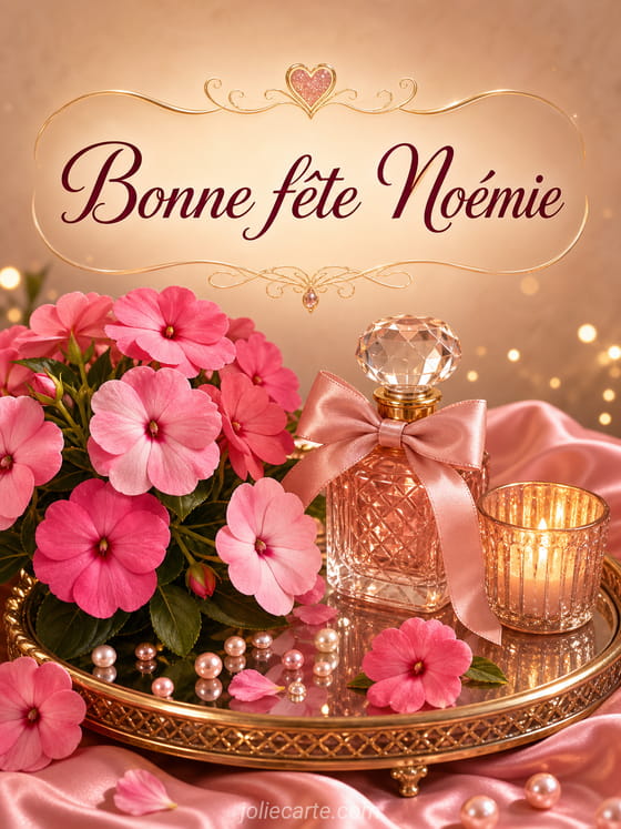 Carte bonne fête Noémie