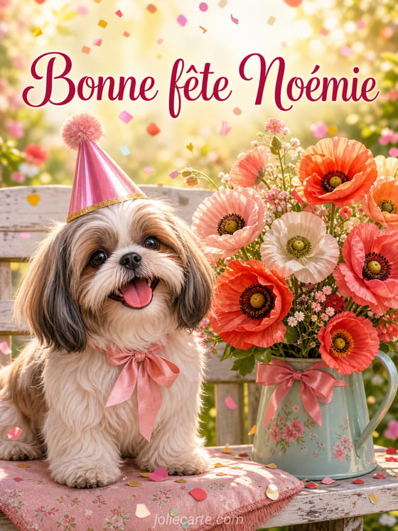 Carte bonne fête Noémie