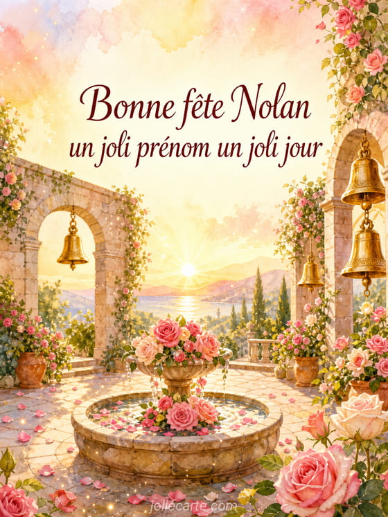 Carte bonne fête Nolan