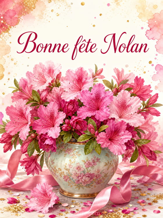 Carte bonne fête Nolan