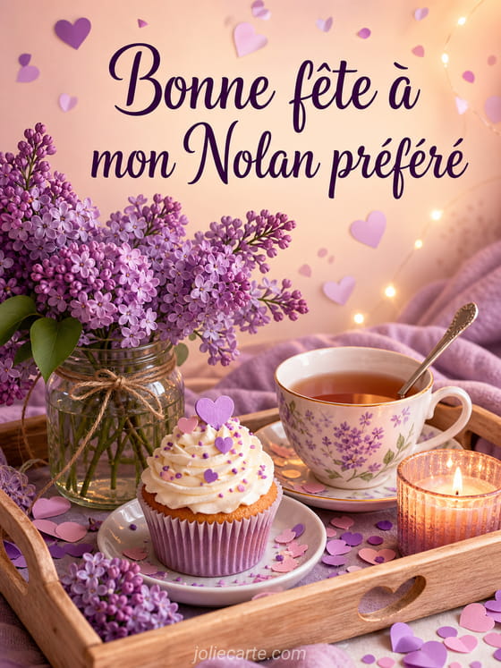 Carte bonne fête Nolan