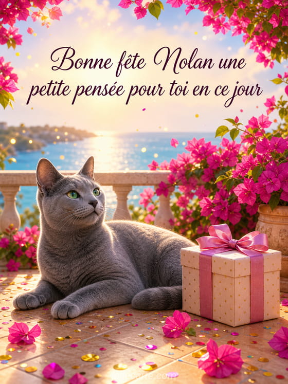 Carte bonne fête Nolan