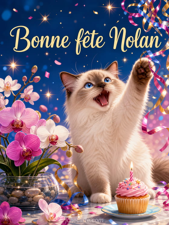 Carte bonne fête Nolan