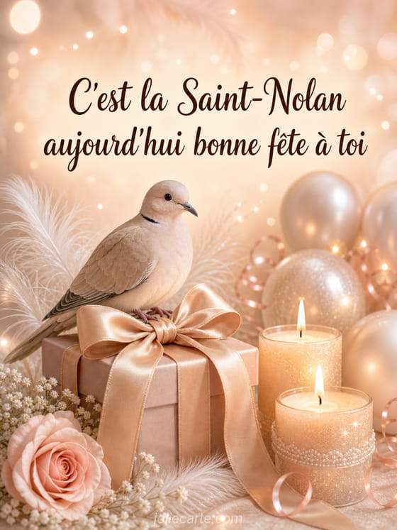 Carte bonne fête Nolan
