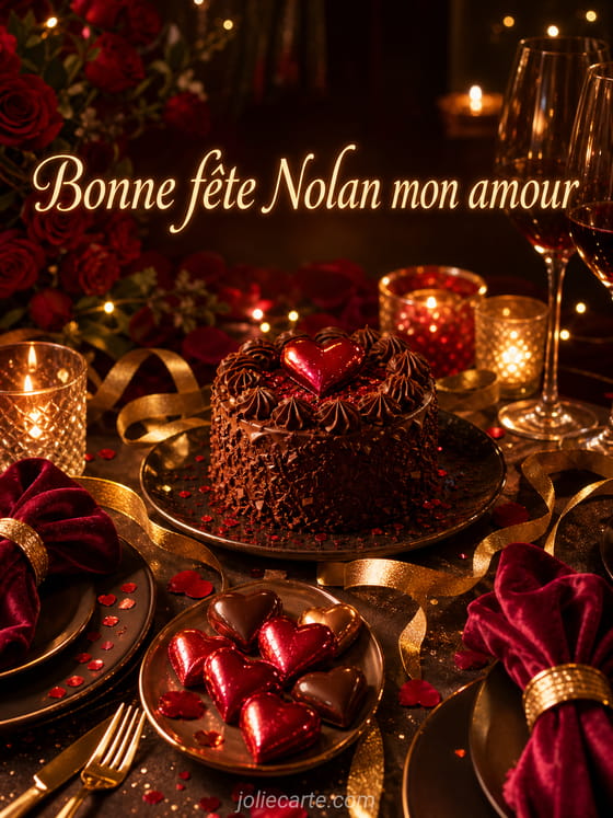 Carte bonne fête Nolan