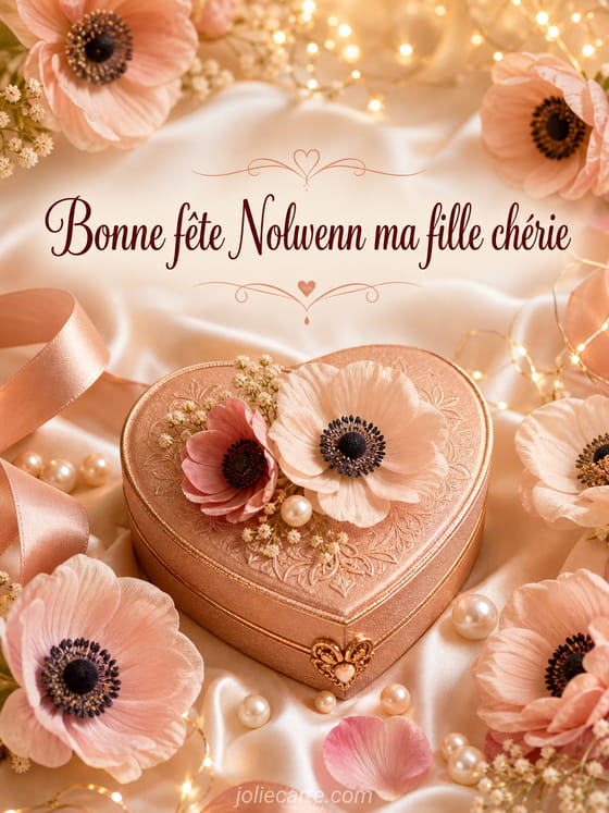 Carte bonne fĂȘte Nolwenn