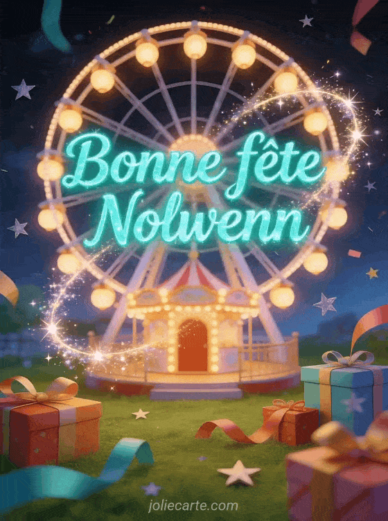Bonne fête Nolwenn - Bonne fete nolwenn gif anime