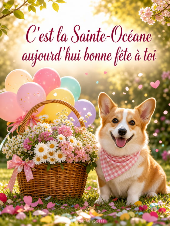 Carte bonne fête Océane