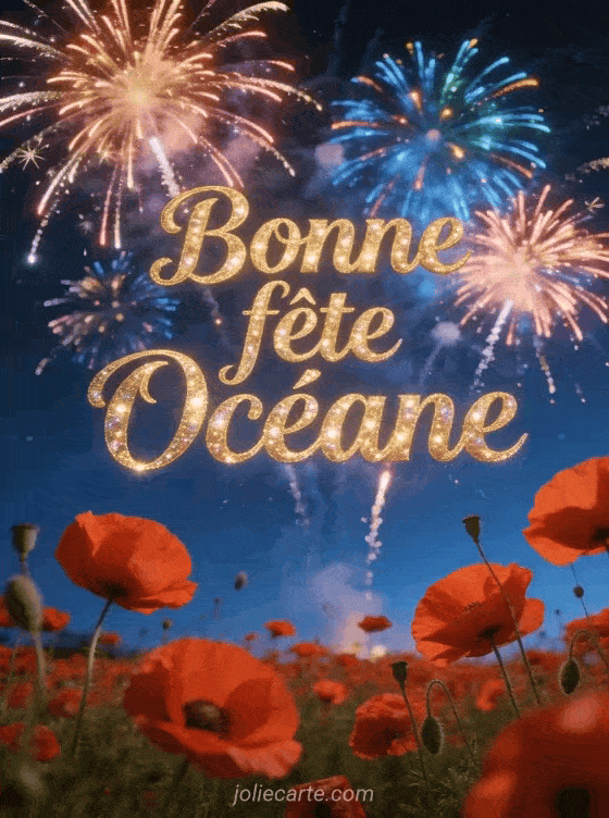 Bonne fête Océane - Oceane bonne fete image