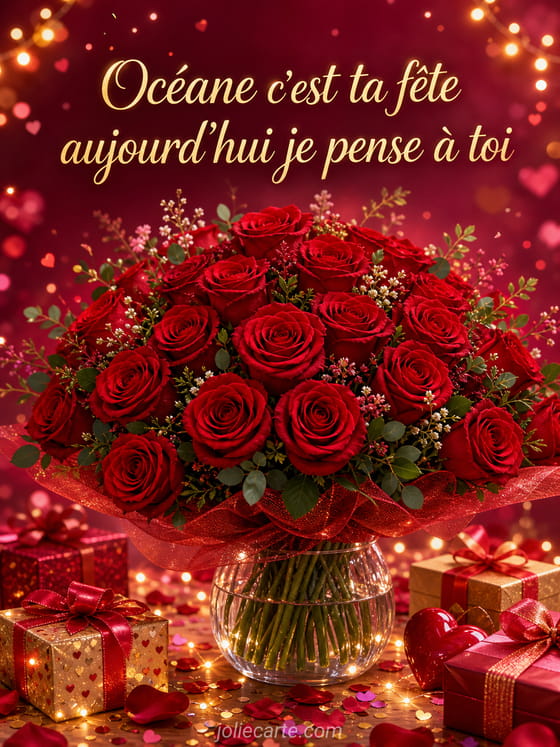 Carte bonne fête Océane