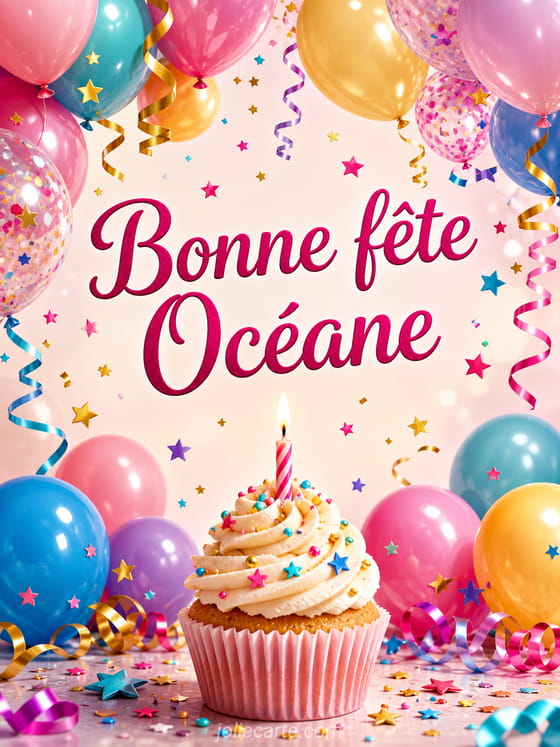 Carte bonne fête Océane
