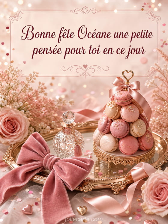 Carte bonne fête Océane