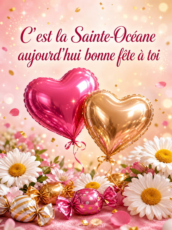 Carte bonne fête Océane