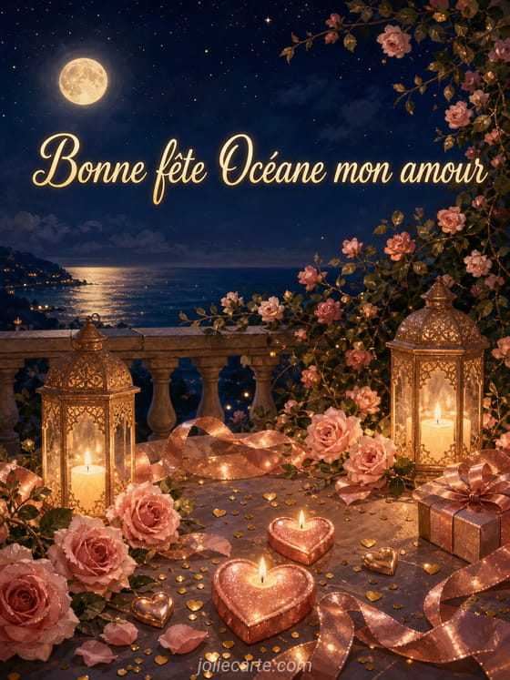 Carte bonne fête Océane