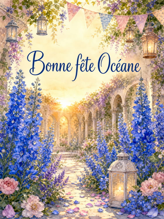 Carte bonne fête Océane