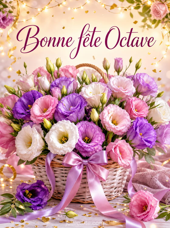 Carte bonne fĂȘte Octave