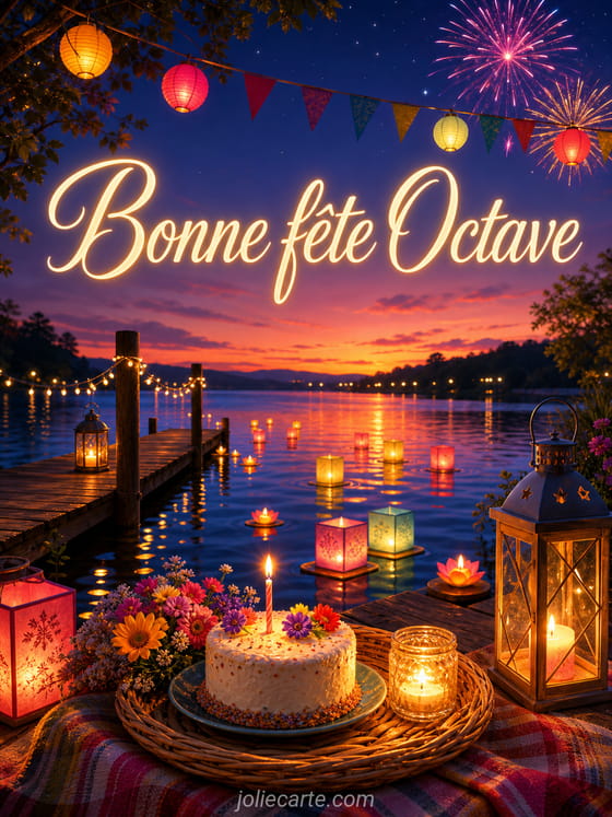 Carte bonne fĂȘte Octave