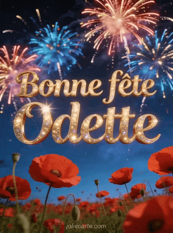 Bonne fête Odette - Odette bonne fete image