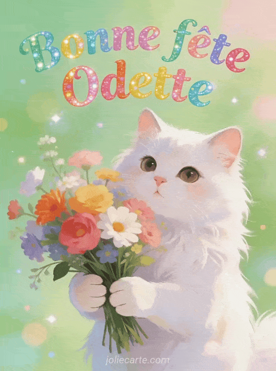 Bonne fête Odette - Odette gif bonne fete