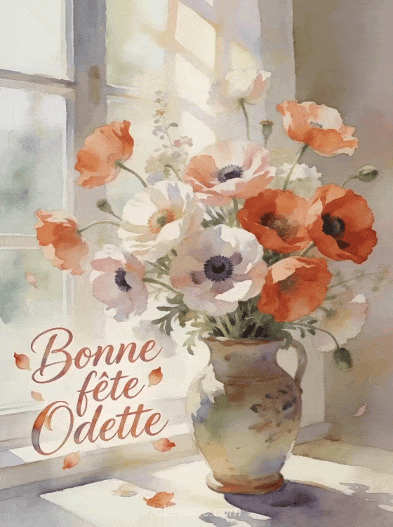 Bonne fête Odette - Bonne fete odette fleurs