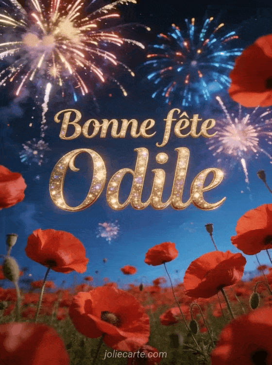 Bonne fête Odile - Odile bonne fete image