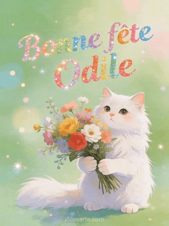 Bonne fête Odile - Odile gif bonne fete