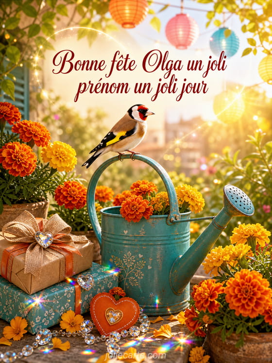 Carte bonne fĂȘte Olga