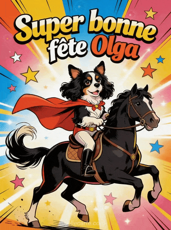Bonne fête Olga - Bonne fete olga drole