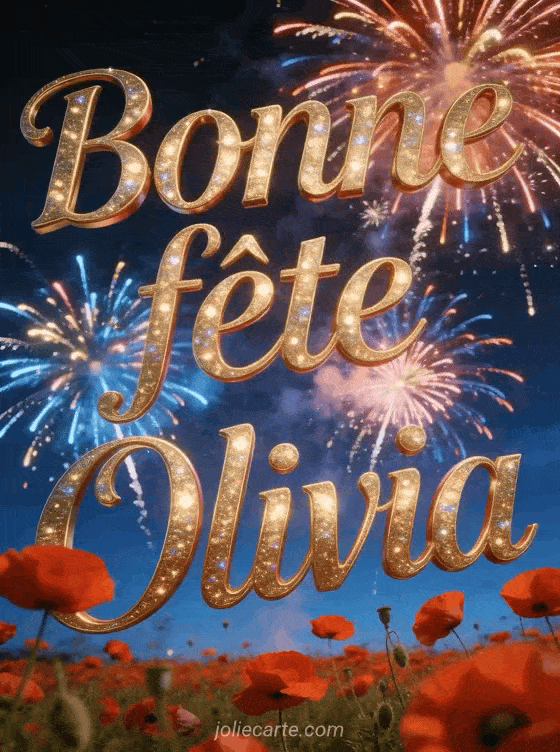 Bonne fête Olivia - Olivia bonne fete image