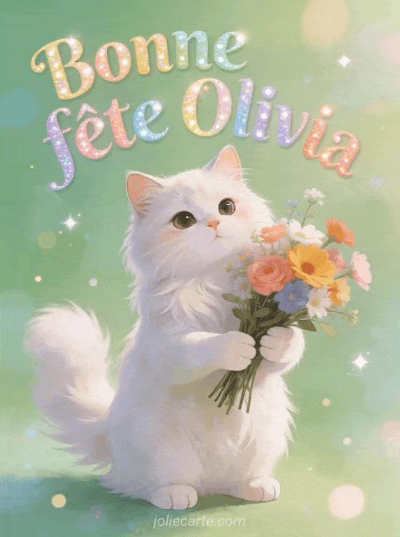 Bonne fête Olivia - Olivia gif bonne fete