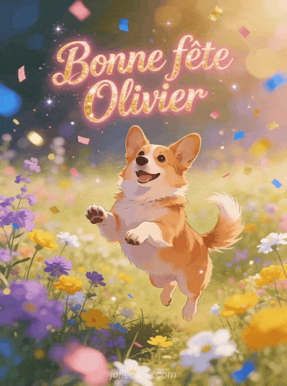 Bonne fête Olivier - Olivier gif bonne fete gratuit