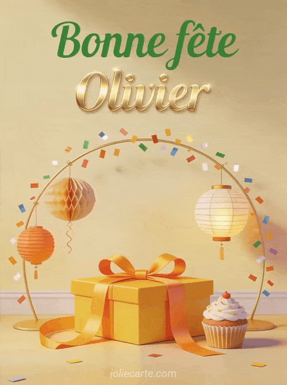Bonne fête Olivier - Carte bonne fete olivier gratuite