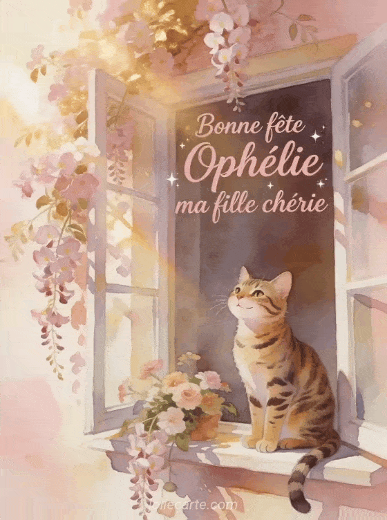 Bonne fête Ophélie - Bonne fete ophelie ma fille