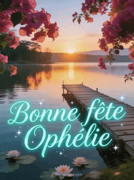 Bonne fête Ophélie - Fete ste ophelie