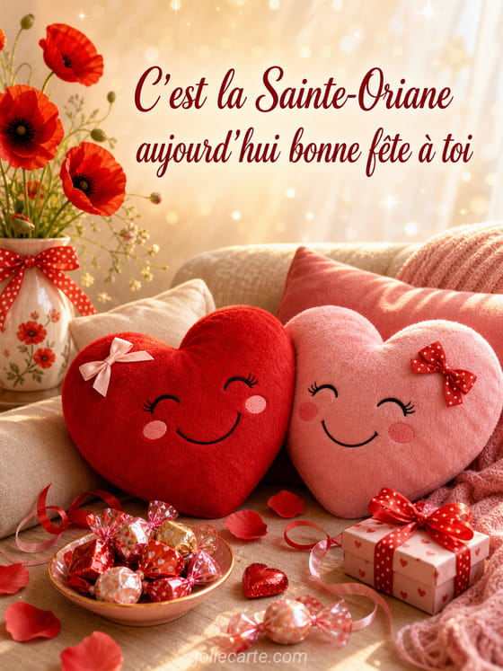 Carte bonne fête Oriane