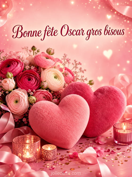 Carte bonne fête Oscar