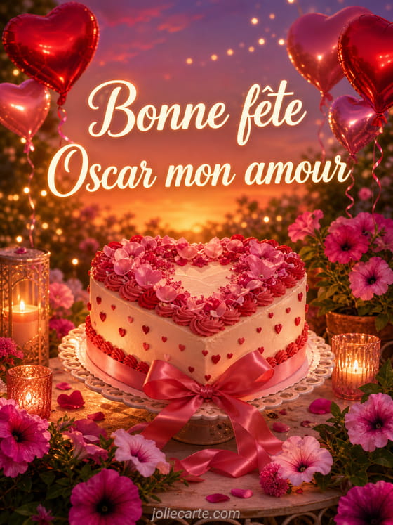 Carte bonne fête Oscar