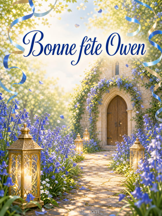 Carte bonne fĂȘte Owen