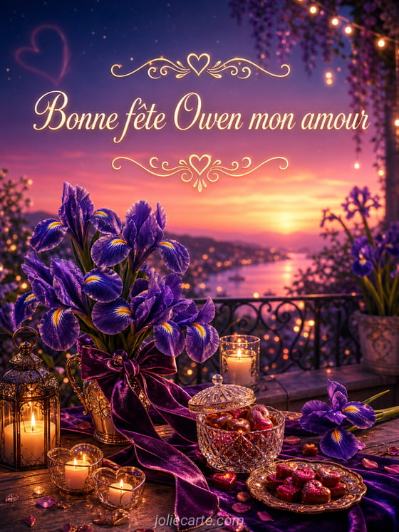 Carte bonne fĂȘte Owen