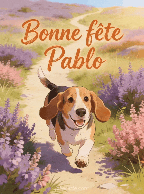 Bonne fête Pablo - Bonne fete pablo chien