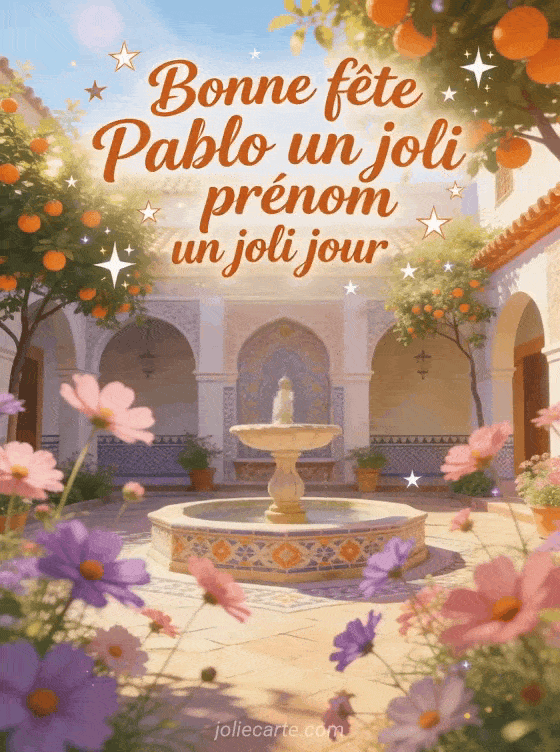 Bonne fête Pablo - Fete saint pablo