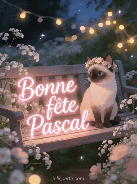 Bonne fête Pascal - Bonne fete pascal chat