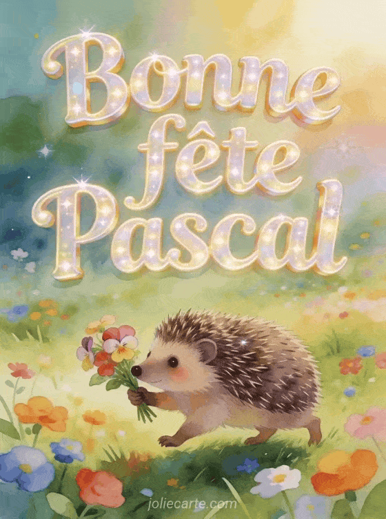 Bonne fête Pascal - Bonne fete pascal gif anime