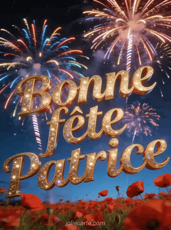Bonne fête Patrice - Patrice bonne fete image